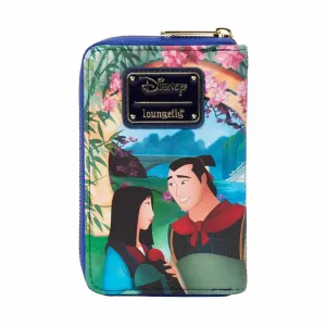 Loungefly Disney Mulan Castle Zip Around Wallet