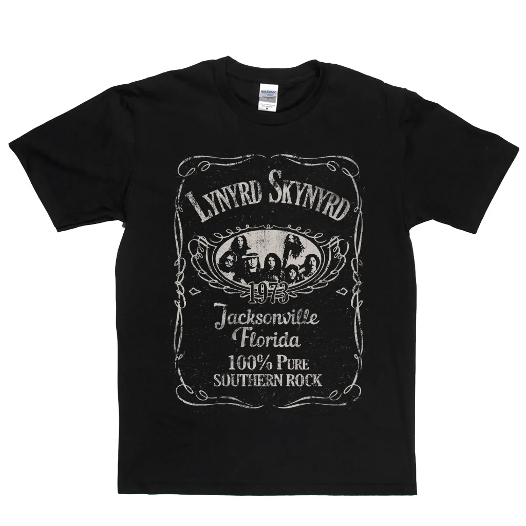 Lynyrd Skynyrd Liquor Label T-Shirt