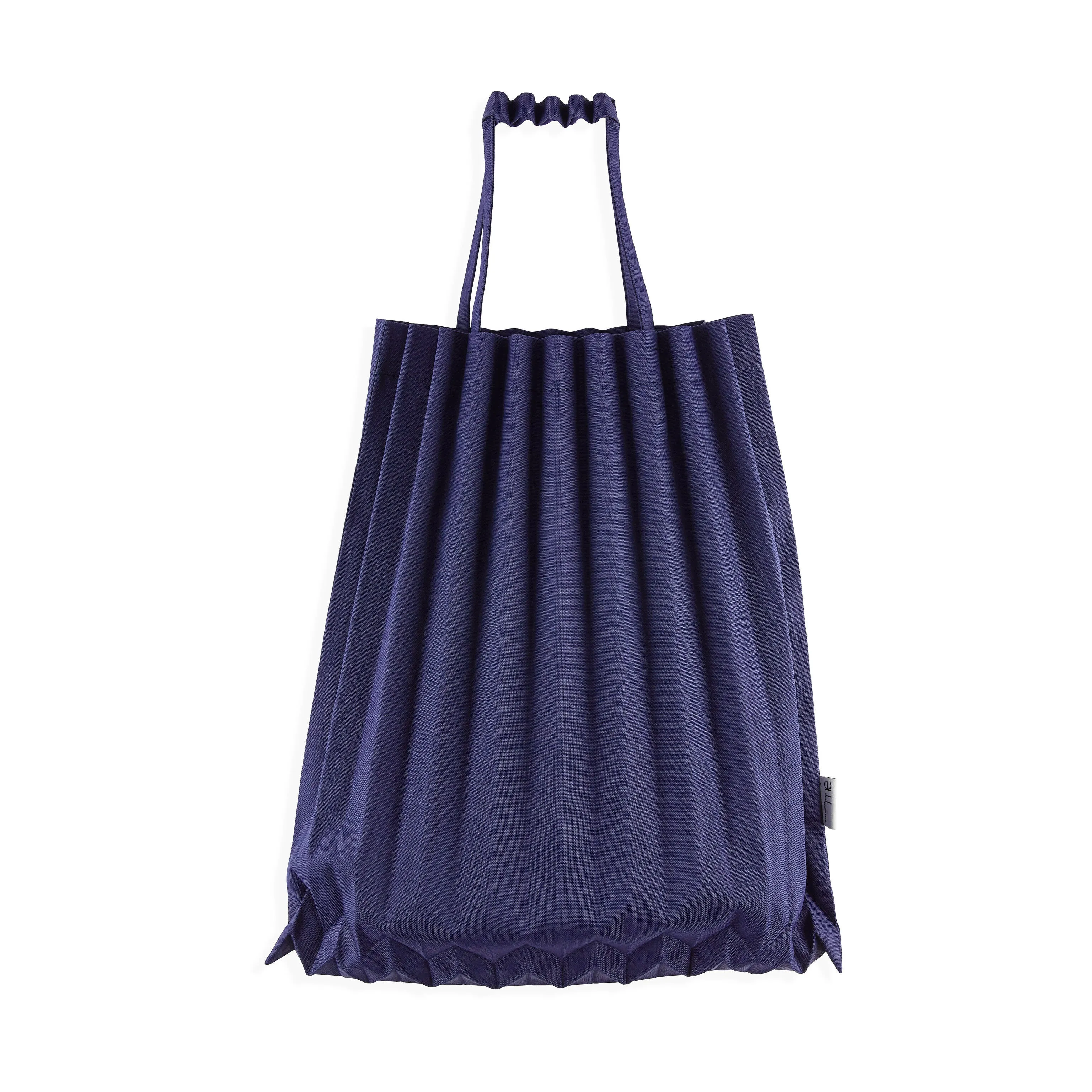 me ISSEY MIYAKE Recycled Polyester Trunk Pleats Bag - Lapis Lazuli