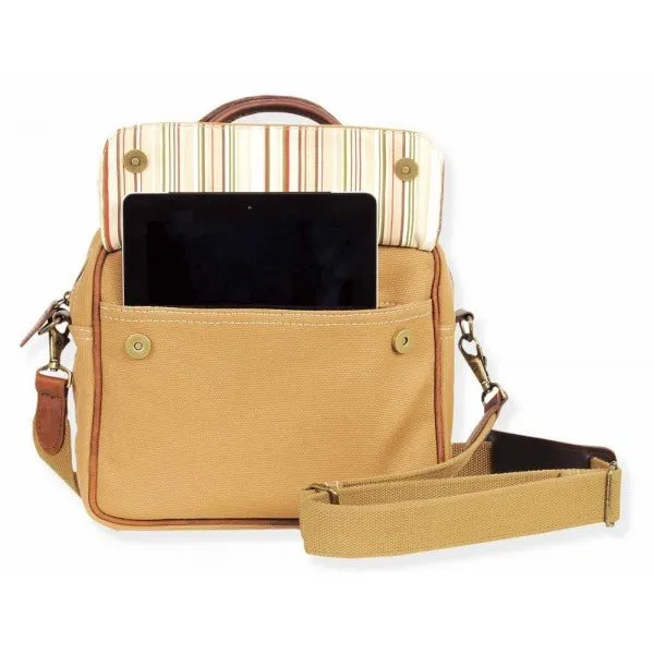 Melvill & Moon Canvas iPad Bag | Khaki