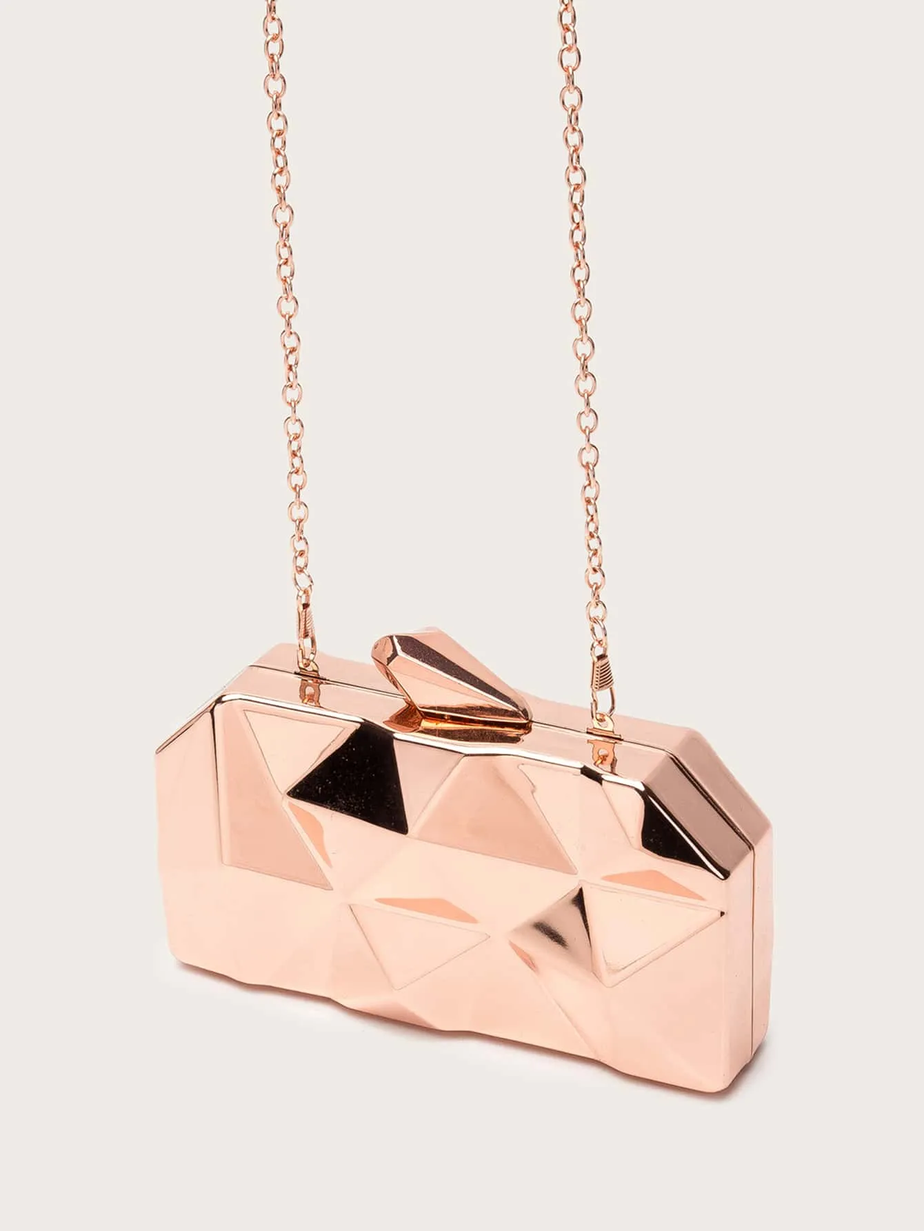 Metallic Box Bag