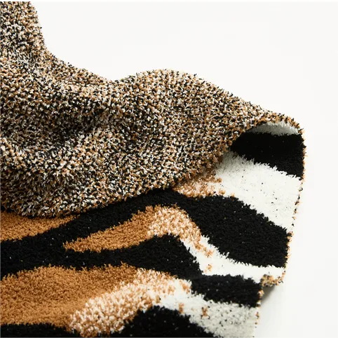 Microfiber Tiger Stripe Throw