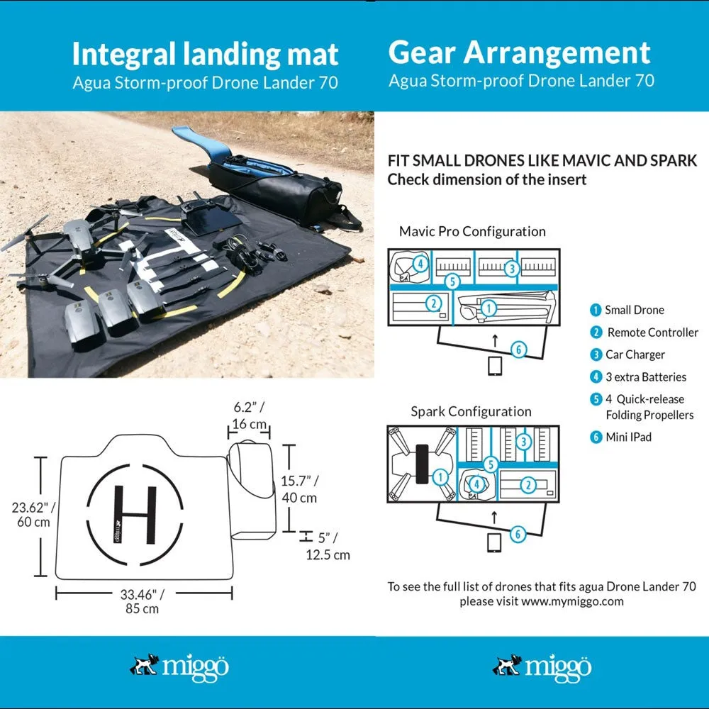 Miggo Agua Stormproof Drone Lander