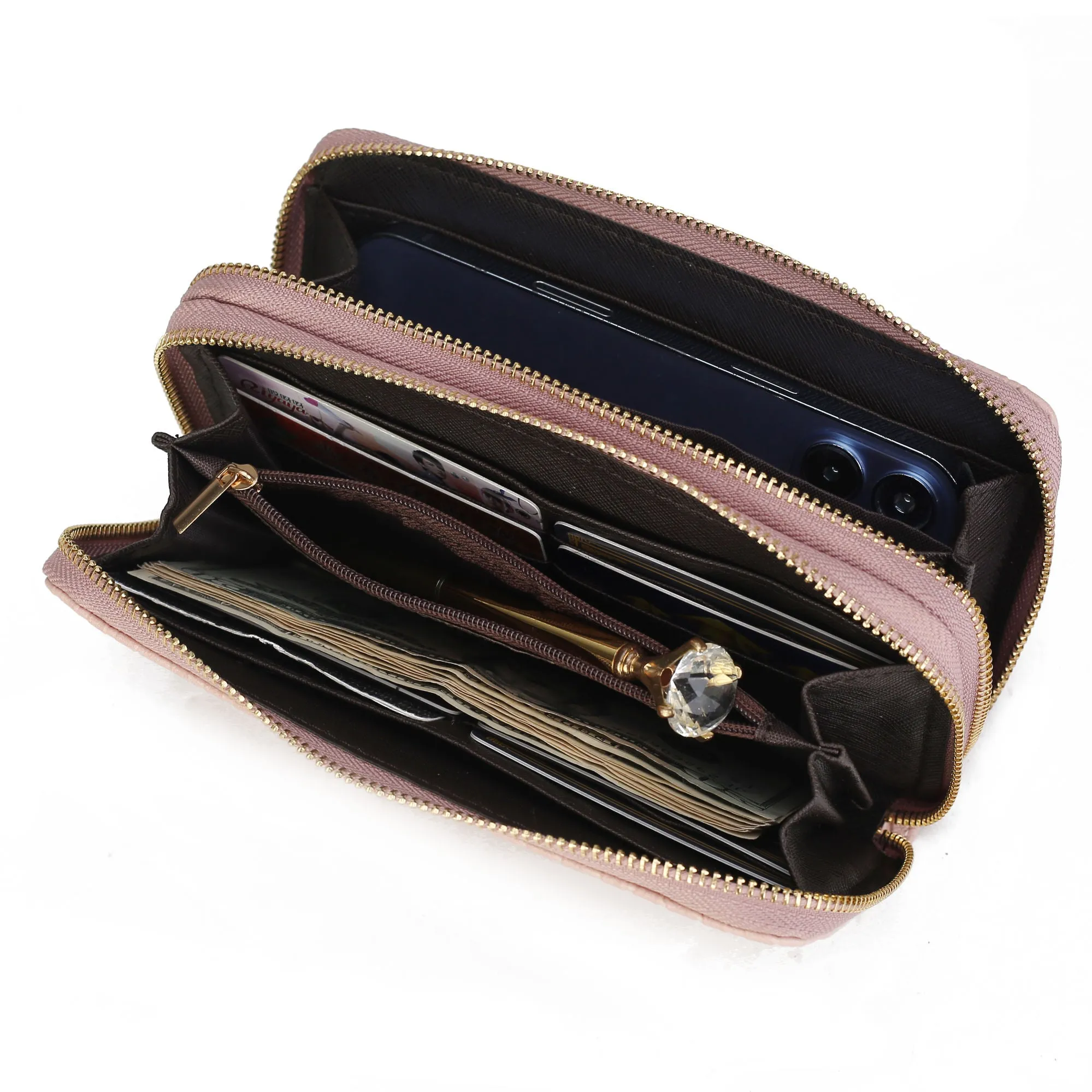 MKF Collection Aurora M Signature Wallet Handbag by Mia k