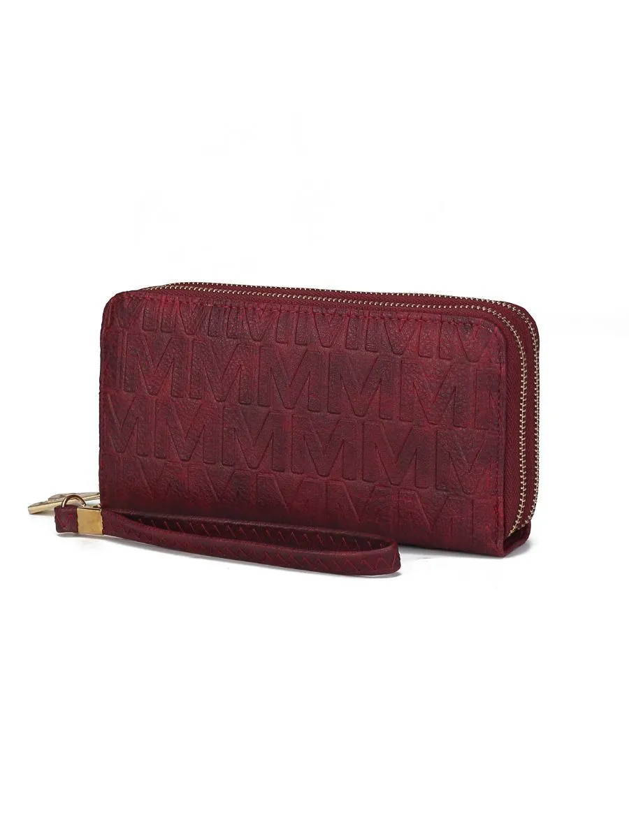 MKF Collection Aurora M Signature Wallet Handbag by Mia k