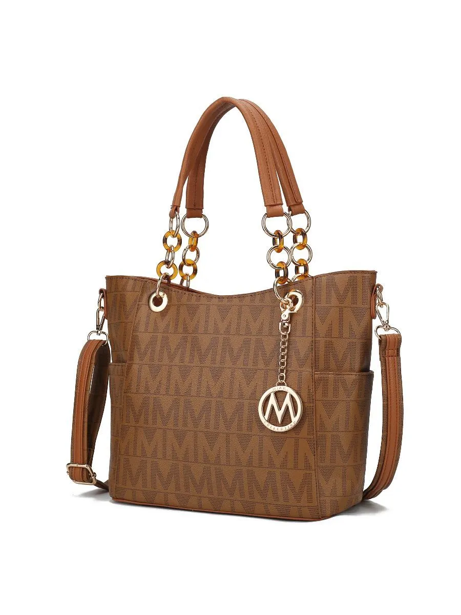 MKF Collection Kissaten Milan M Signature Tote Handbag by Mia k