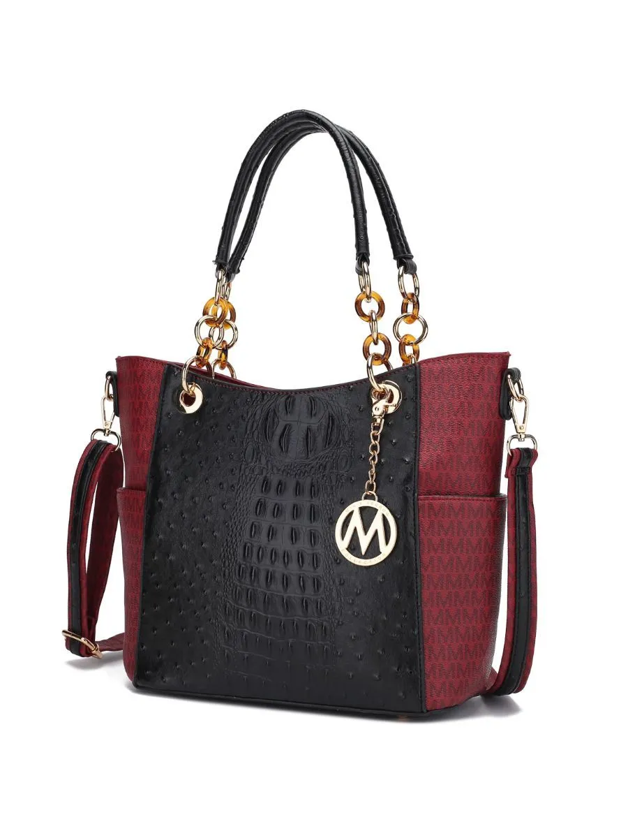 MKF Collection Miriam Signature Tote Handbag by Mia k