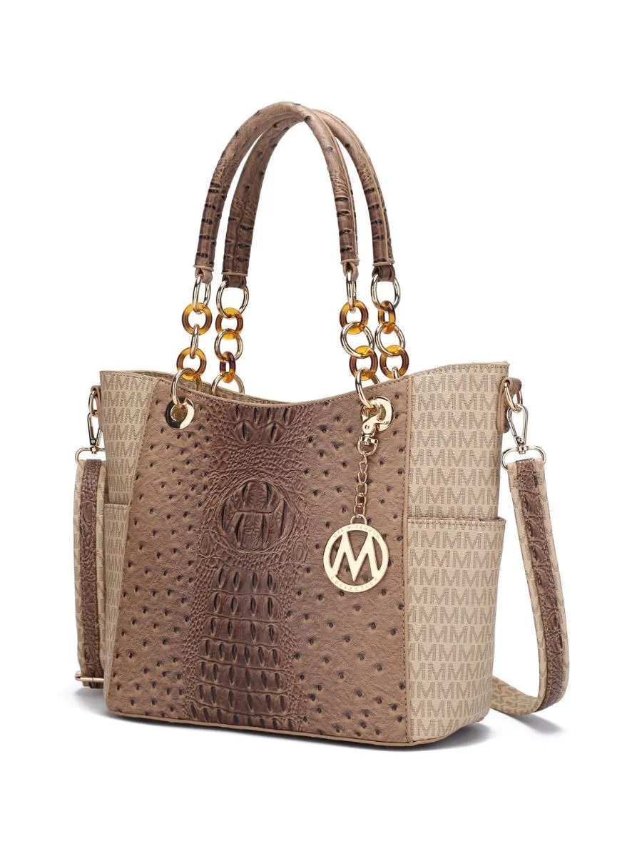 MKF Collection Miriam Signature Tote Handbag by Mia k