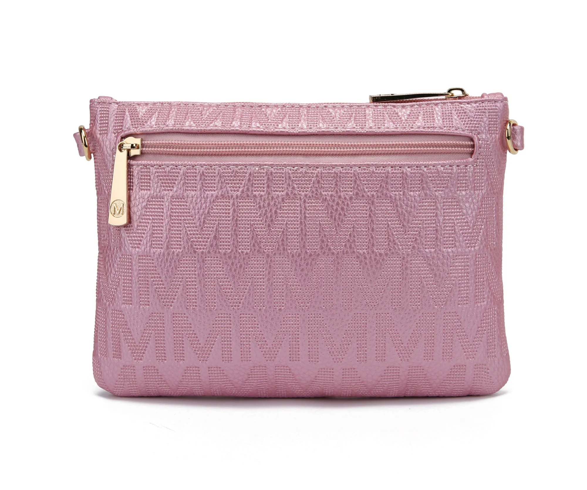 MKF Collection Roonie Milan Signature Crossbody Wristlet by Mia k