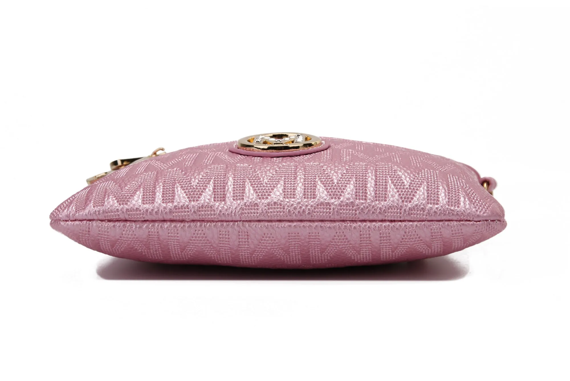 MKF Collection Roonie Milan Signature Crossbody Wristlet by Mia k