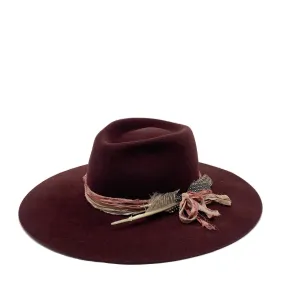 MONTANA BURGUNDY WITH WRAPPED VINTAGE SILK