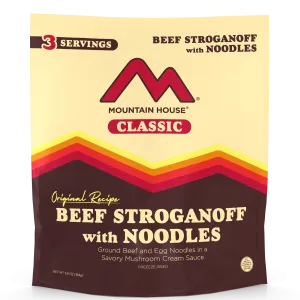 Mountain House Classic Beef Stroganoff with Noodles (Pack of 4) | A Taste of the Past, Perfect for Today