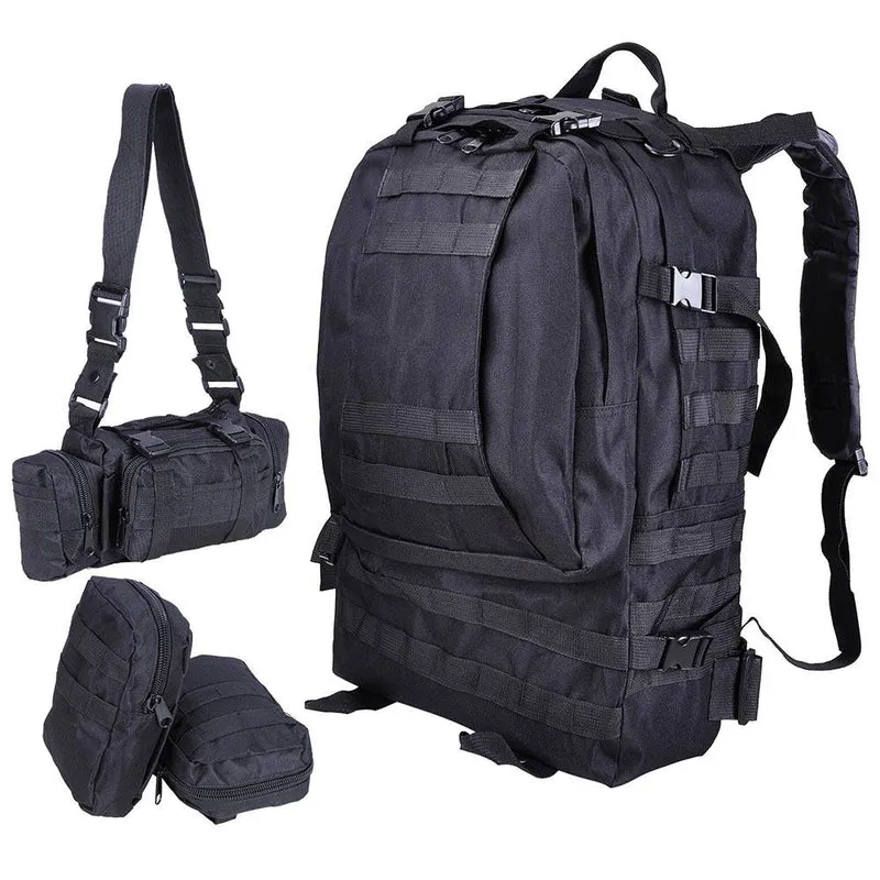 MROYALEX™ 55L Military Tactical PREMIUM Army Molle Rucksack Assault Backpack