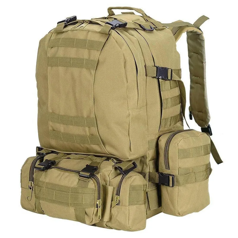 MROYALEX™ 55L Military Tactical PREMIUM Army Molle Rucksack Assault Backpack