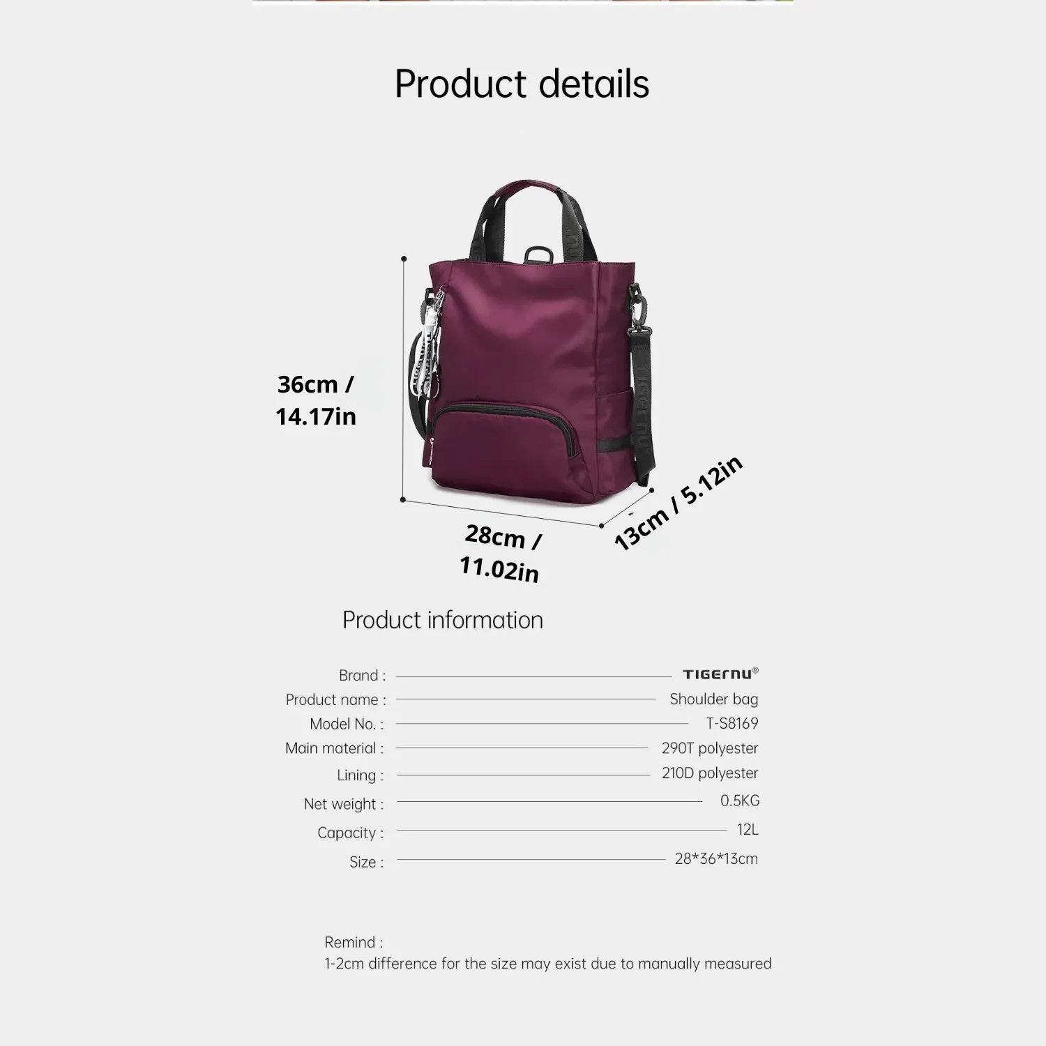 Multi-Functional Convertible Shoulder Bag