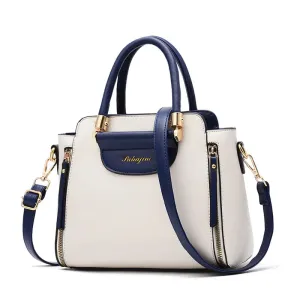 Nautical Elegance PU Leather Satchel