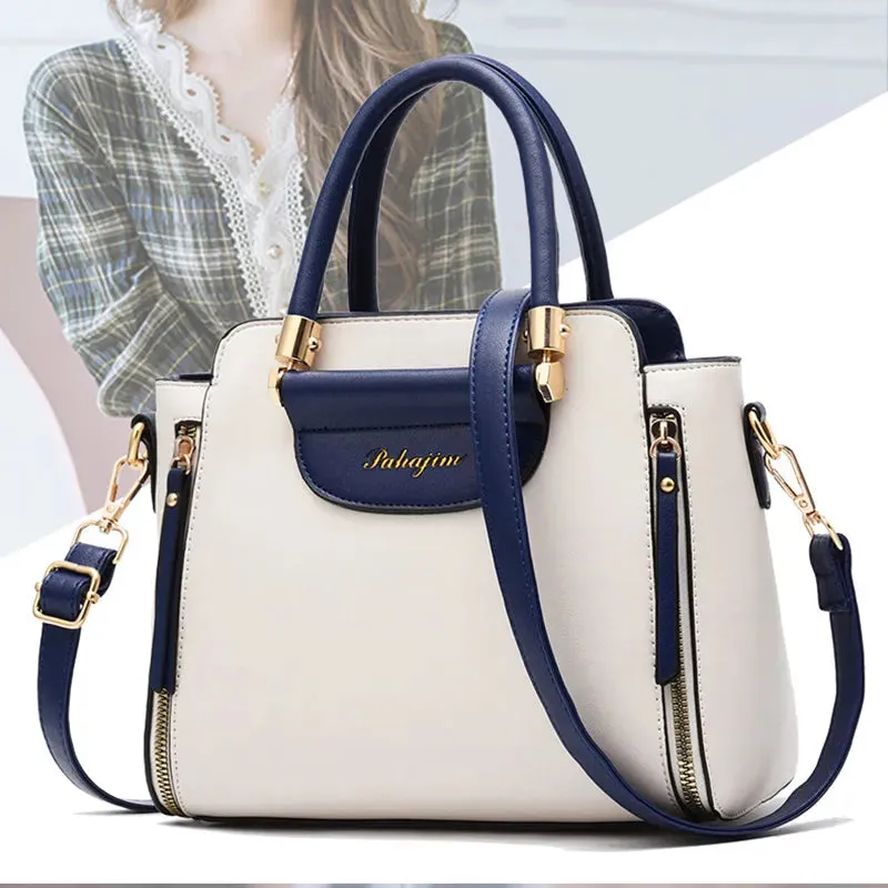 Nautical Elegance PU Leather Satchel