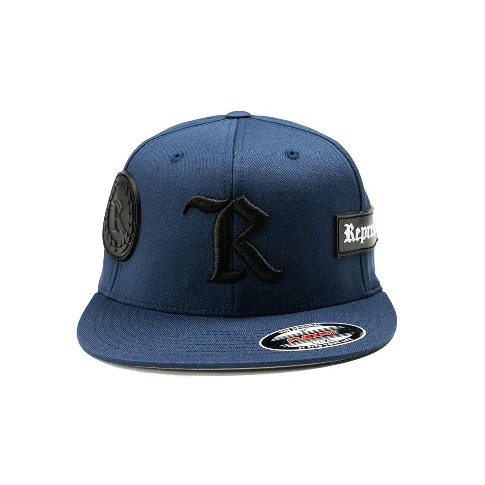 New Skool Classic 'R' Flexfit Pro On-Field Baseball Cap [NAVY]