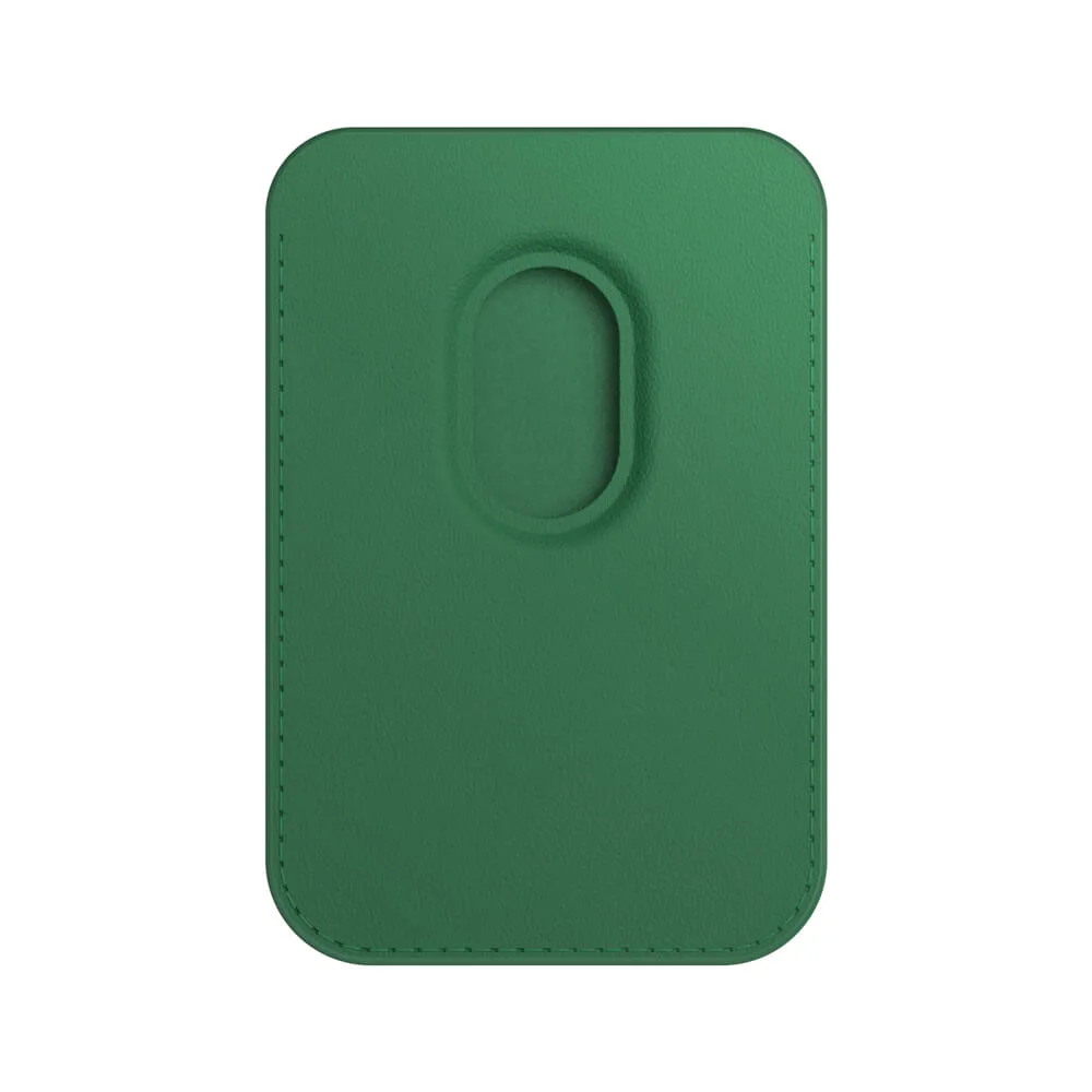 Night Star Green | Leather Wallet with MagSafe