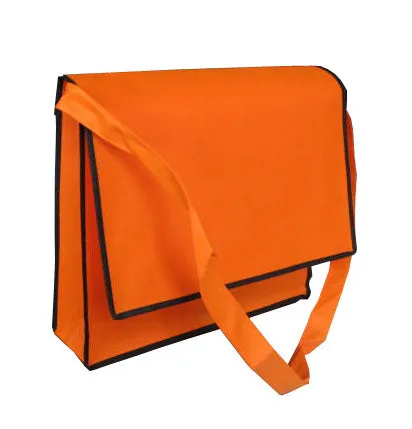 NON WOVEN FLAP SATCHEL