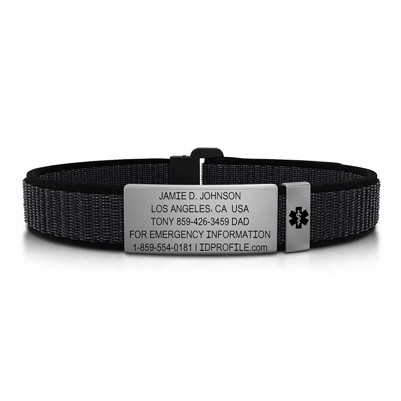 Nylon Loop Medical ID - XL - With iD Profile