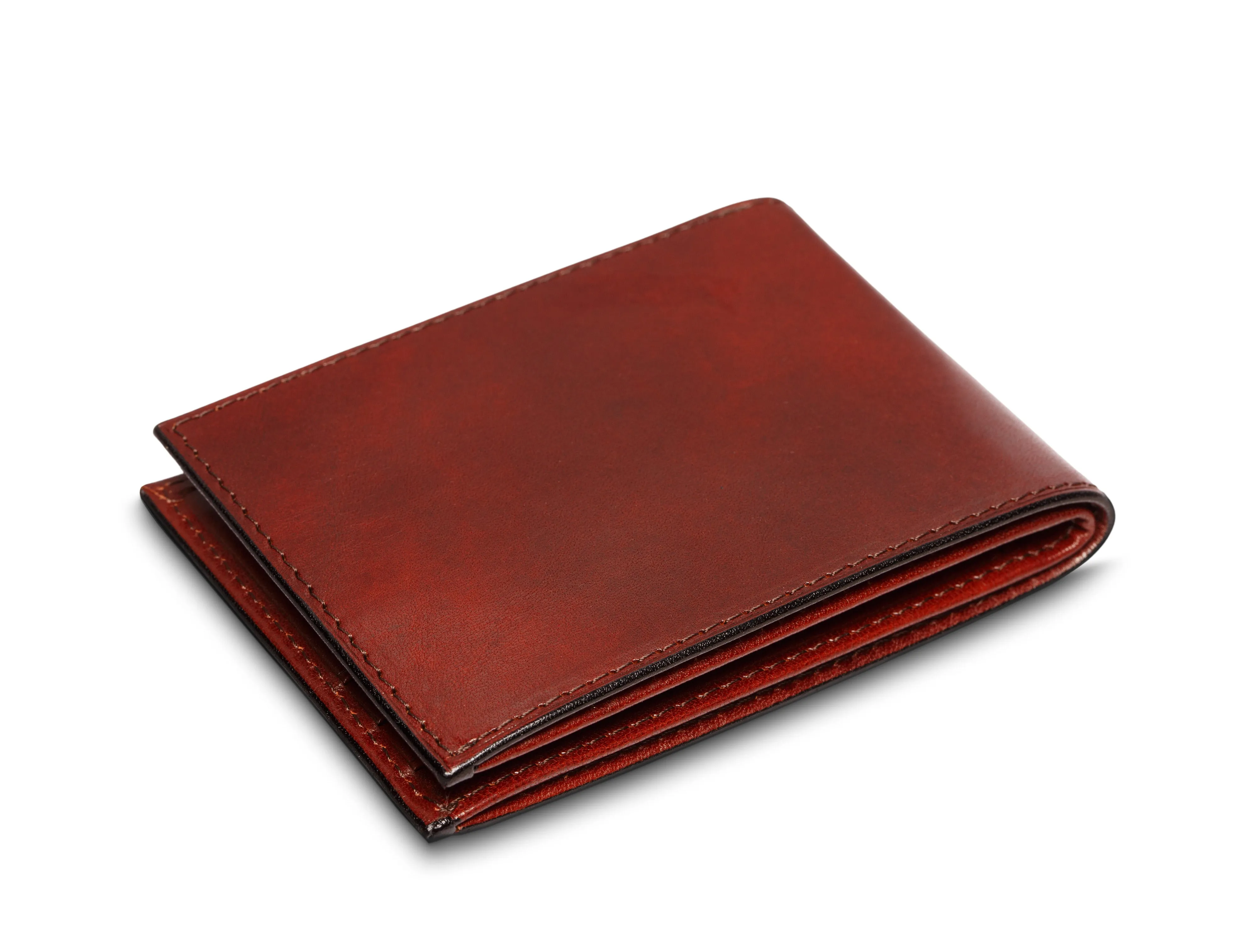 Old Leather Small Bifold Wallet