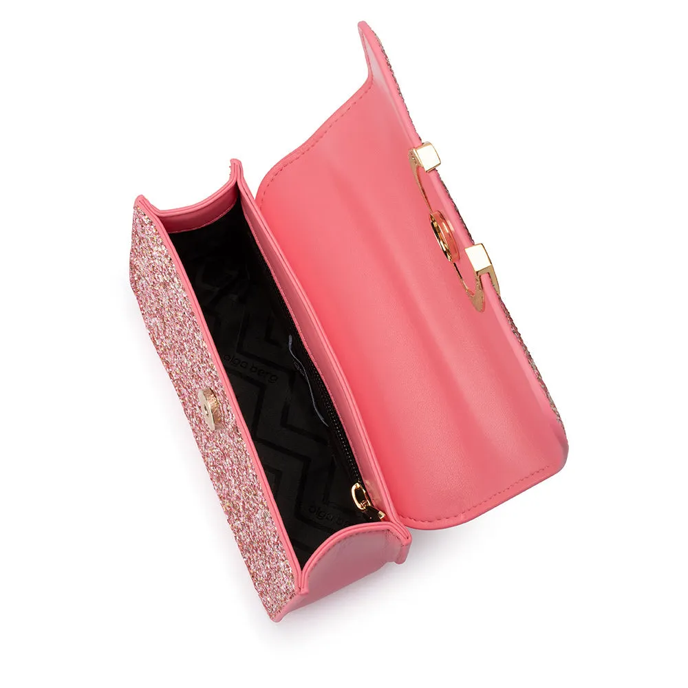 Olga Berg Bag: Lidia Glitter Crossbody