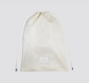 Organic Cotton Flannel White Shoebag