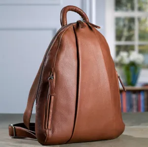 Osgoode Marley Leather Teardrop Multi Zip Backpack