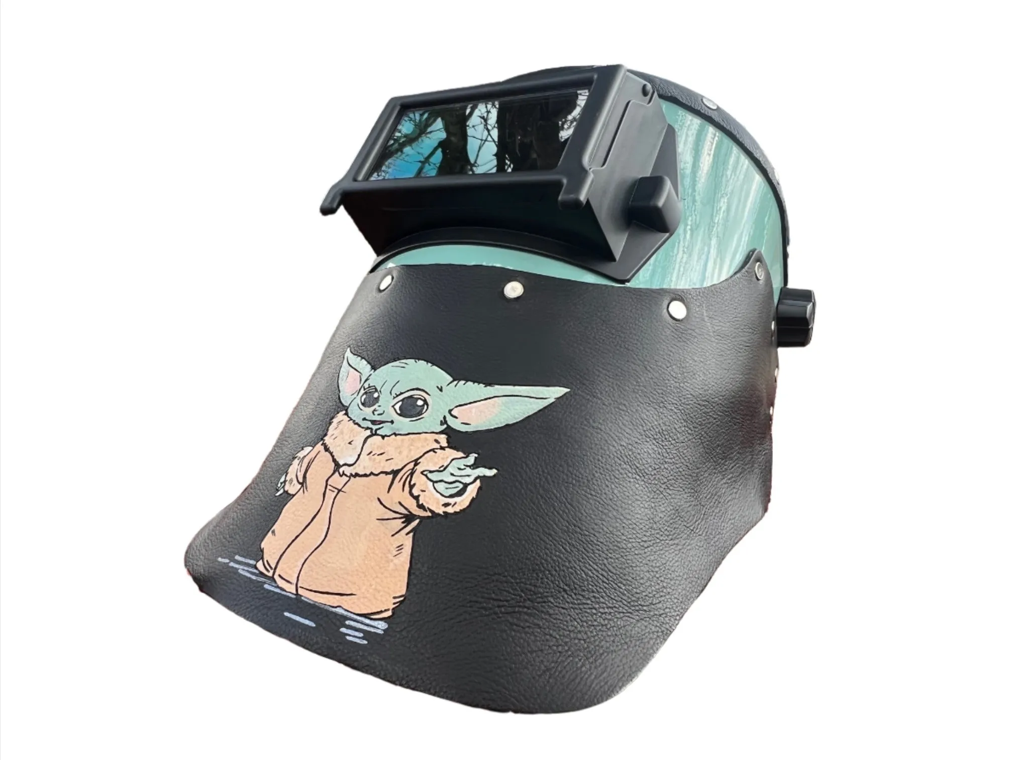 Outlaw Leather - Welding Hood - Yoda Welding hood