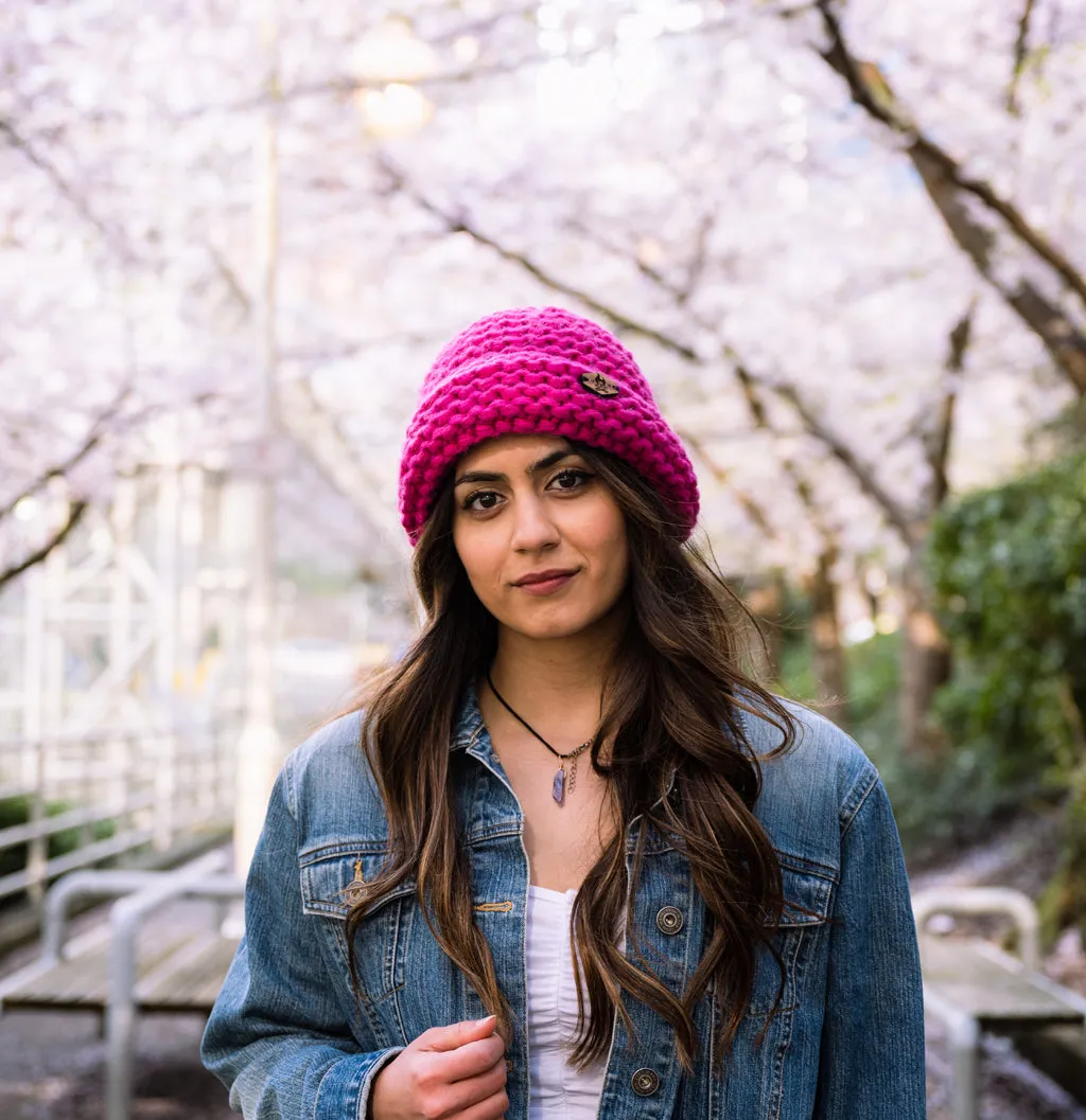 Oversized Acorn toque - Vivid colours