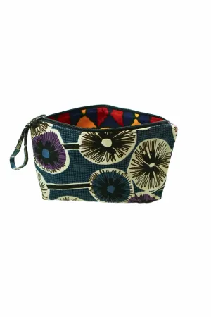 Paki Reversi Pouch Bag -  African Ankara Wax Cotton Print -5