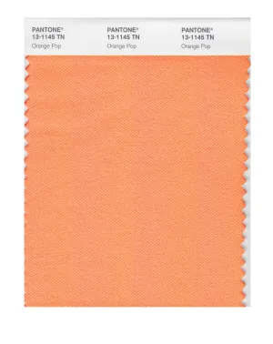 Pantone Nylon Brights Swatch Card 13-1145 TCX (Orange Pop)