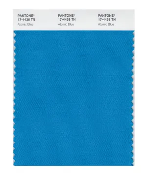 Pantone Nylon Brights Swatch Card 17-4436 TCX (Atomic Blue)