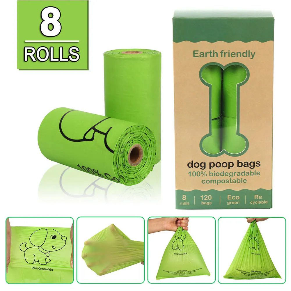 PAWS ASIA Wholesale Portable Eco Friendly Compostable Biodegradable Dog Poop Bags