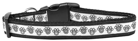 Peace Paw Nylon Dog Collar Xl