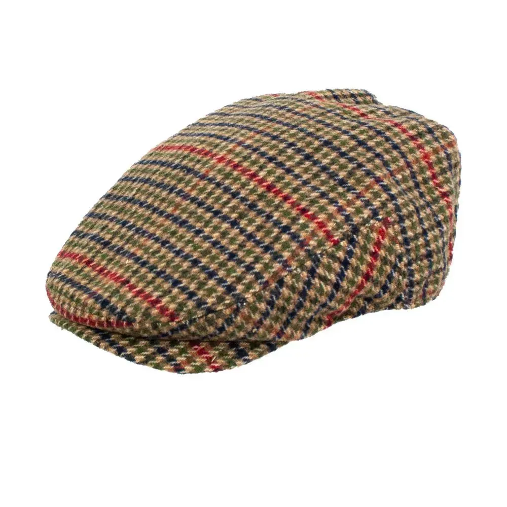 Peter Grimm Houndstooth - Wool Flat Cap