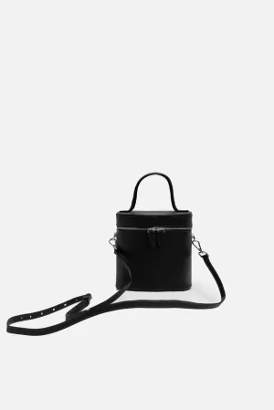 Petite NOLA Bucket Leather Bag in Black - WAITLIST