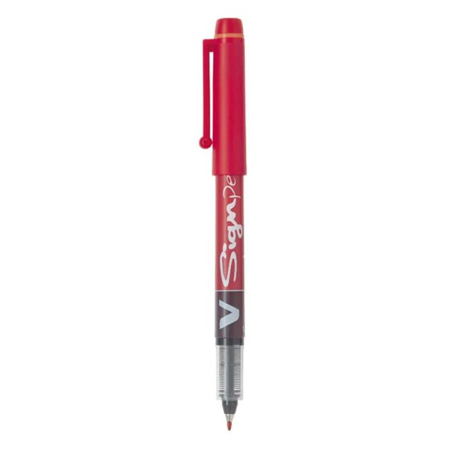 Pilot V Signpen Marker 2.00mm Red