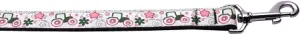 Pink Tractors Nylon Dog Leash 5-8 Inch Wide 6ft Long