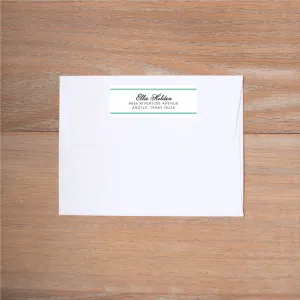 Preppy Name Return (Home) Address Labels