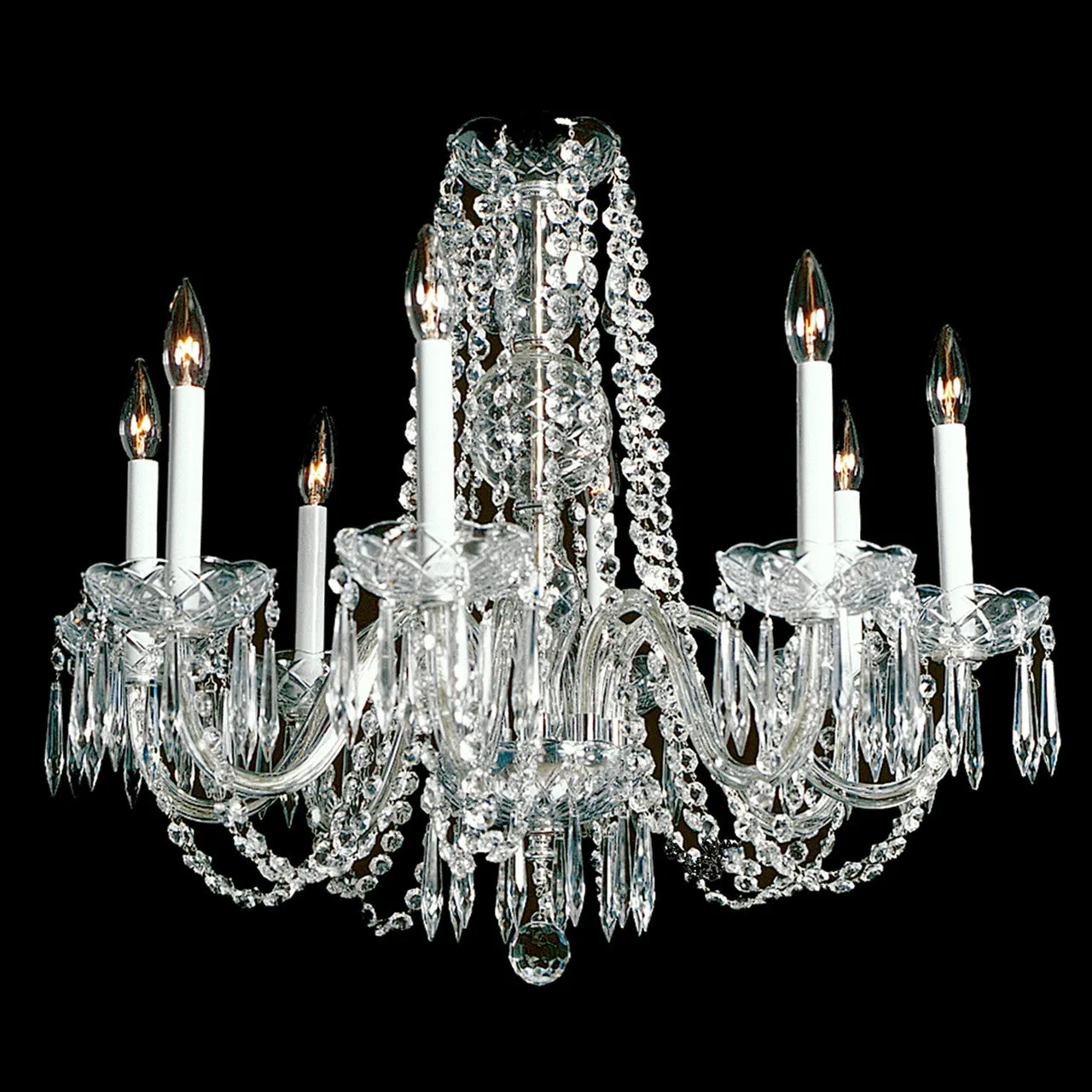 Princess - 8 Light Chandelier - 28" wide x 23" long