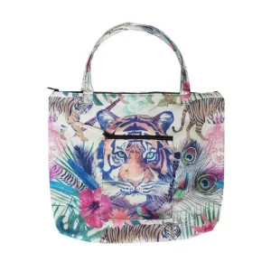 Psychedelic Tiger Tote Bag