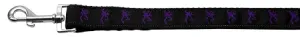 Purple Deer Nylon Dog Leash 5-8 Inch Wide 6ft Long