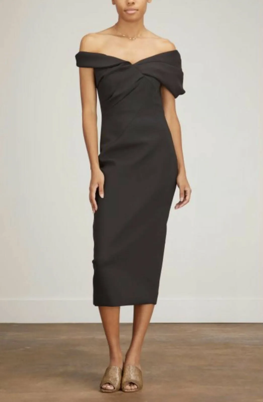 Rachel Gilbert Matteo Dress in Black Size 10