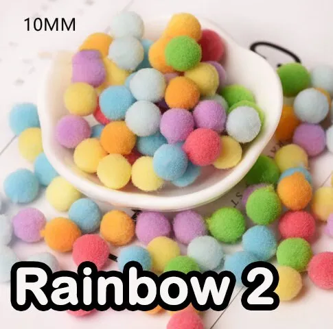 Rainbow Wool Felt Pompoms Wholesale -Felt Pom Poms Wholesale -  DIY Loose Felt Ball Garland - Wool Felt Balls - Choose Color Quantity