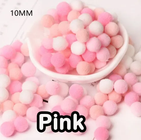 Rainbow Wool Felt Pompoms Wholesale -Felt Pom Poms Wholesale -  DIY Loose Felt Ball Garland - Wool Felt Balls - Choose Color Quantity