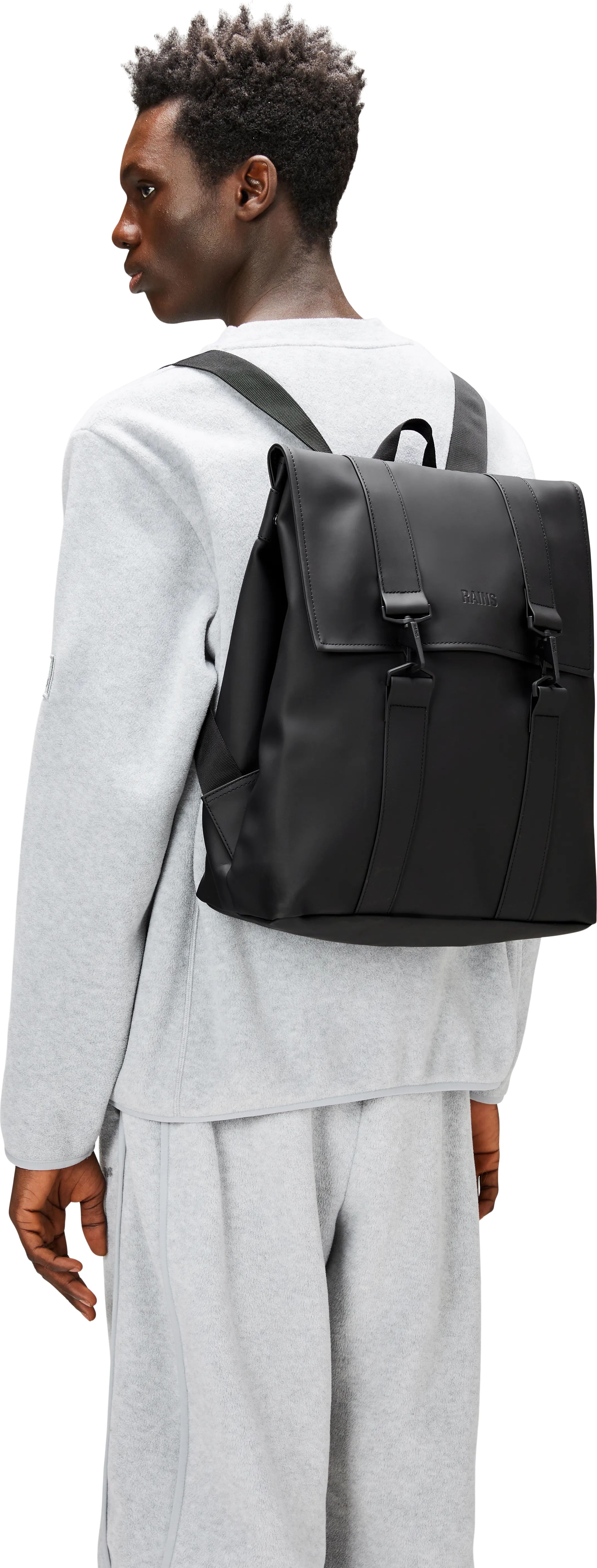 Rains MSN Bag W3 Black | Buy Rains MSN Bag W3 Black here | Outnorth