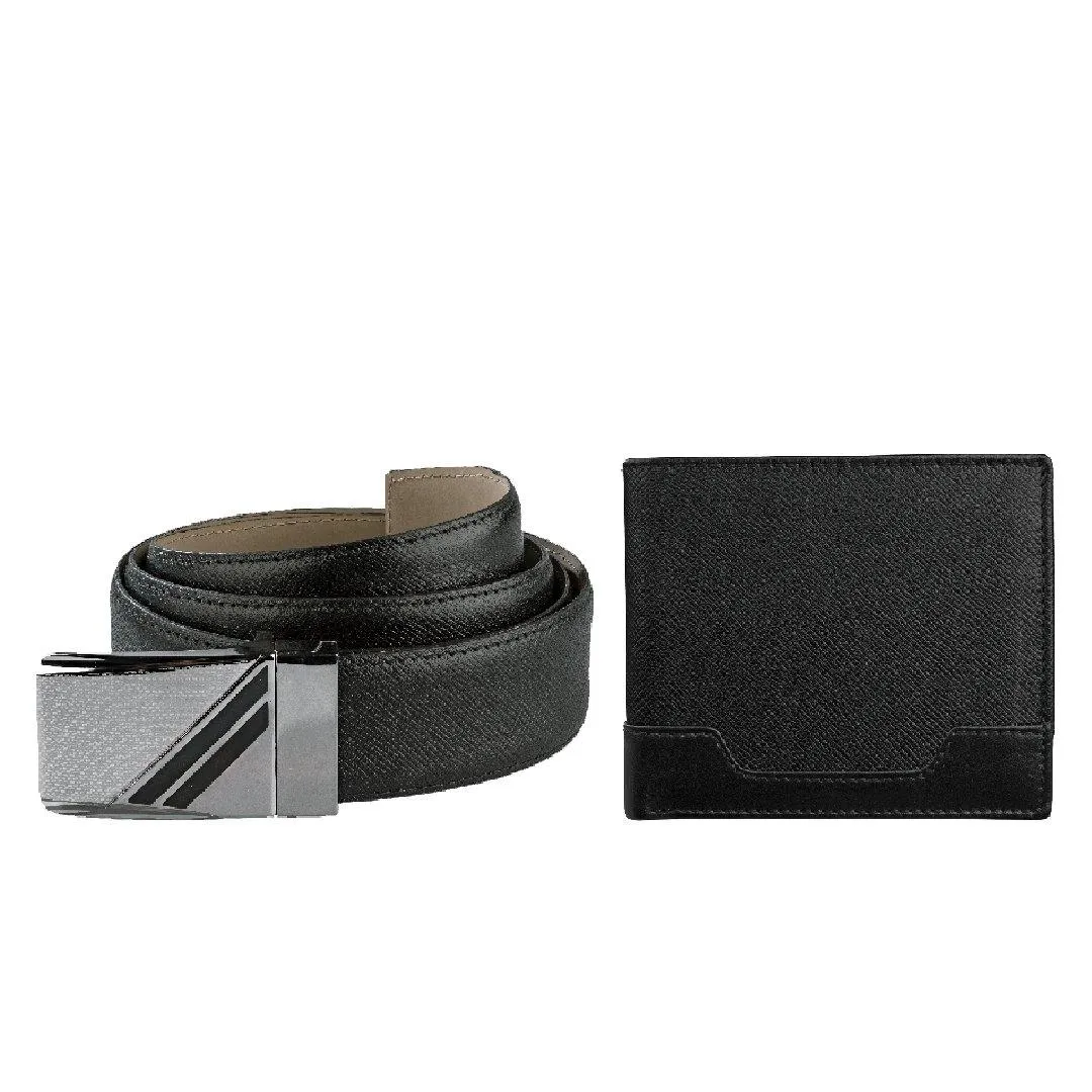 Ready to Ship Luxury Corporate Gift | Men's Wallet and Belt Gift Set