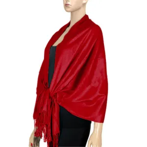 Red Lightweight Pashmina